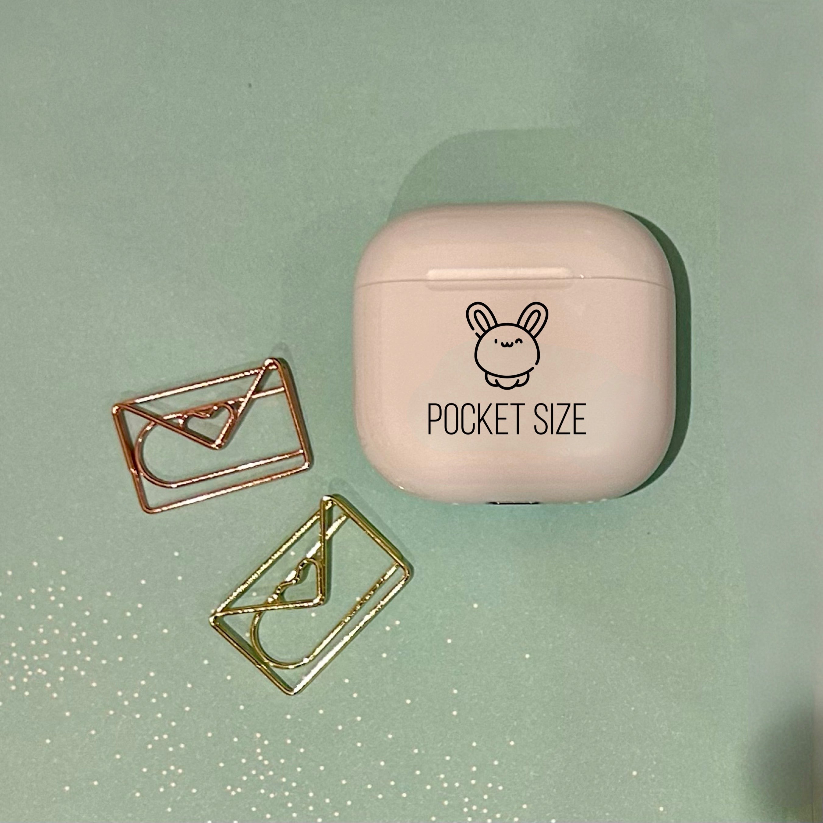 Mini Metal Envelope Shaped Paper Clip - Set of 2