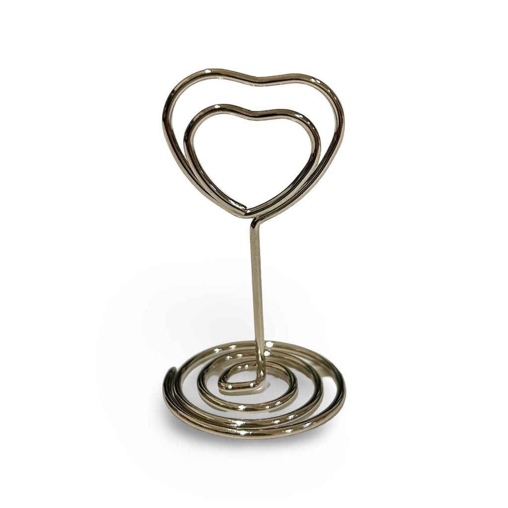 Heart Shaped Standing Note Clip