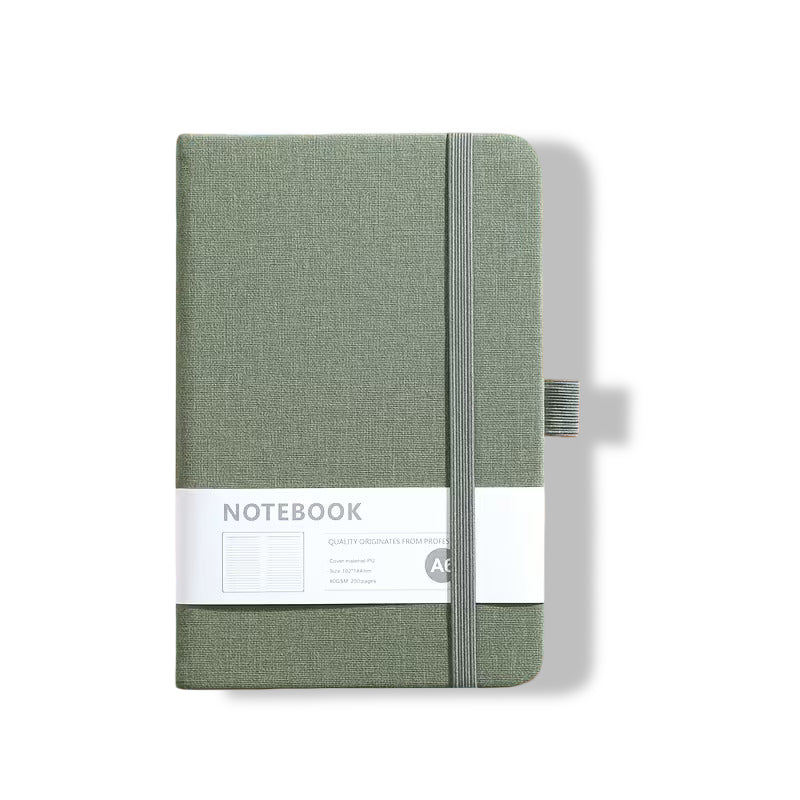 A6 Monocolour Ruled Notebook