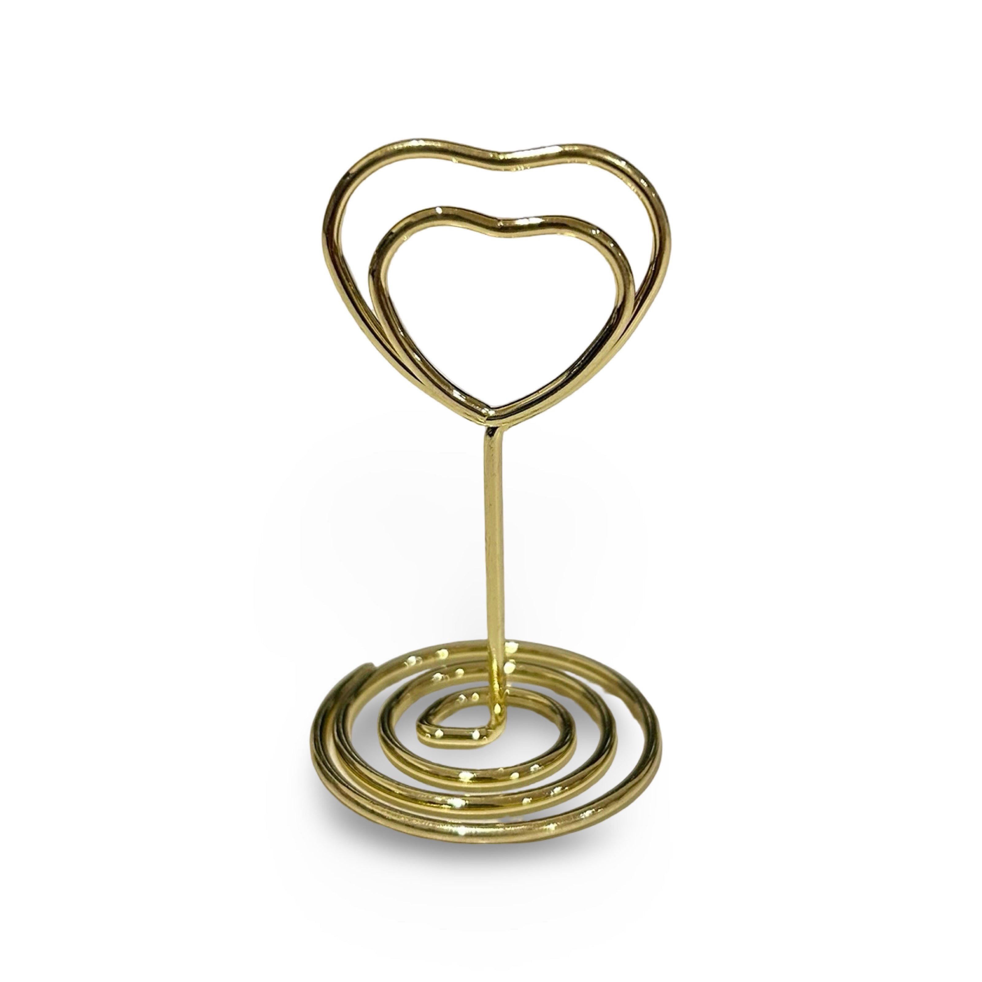 Heart Shaped Standing Note Clip