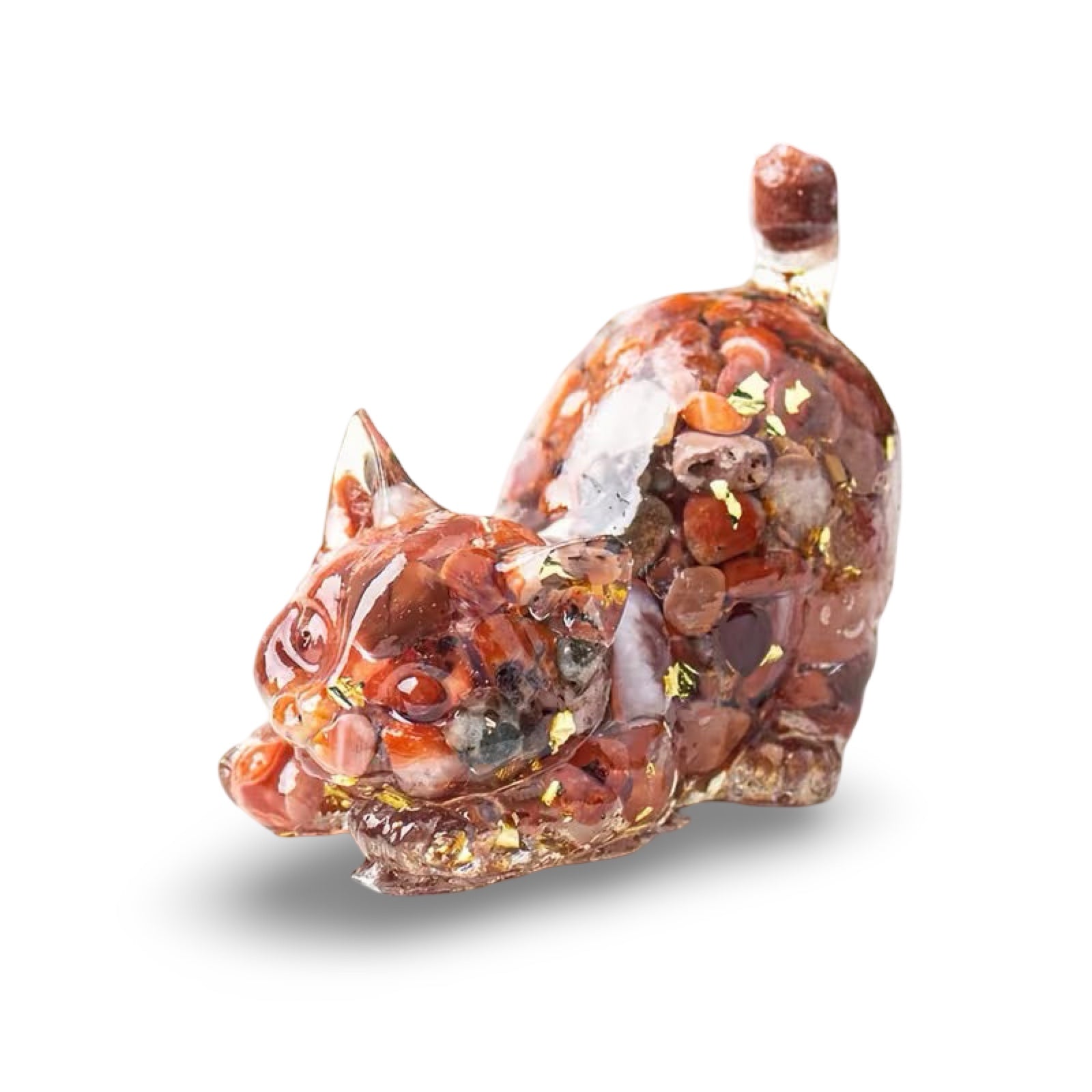 Crystal Cat Figurine