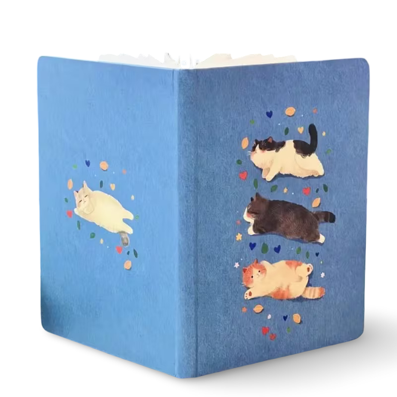 Cat notebook A5 unruled
