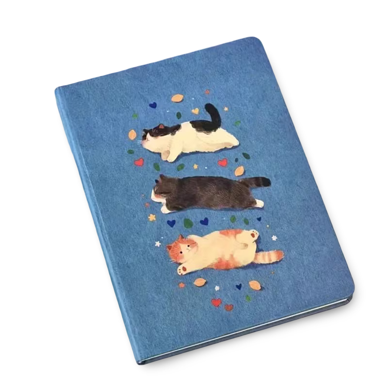 Cat notebook A5 unruled