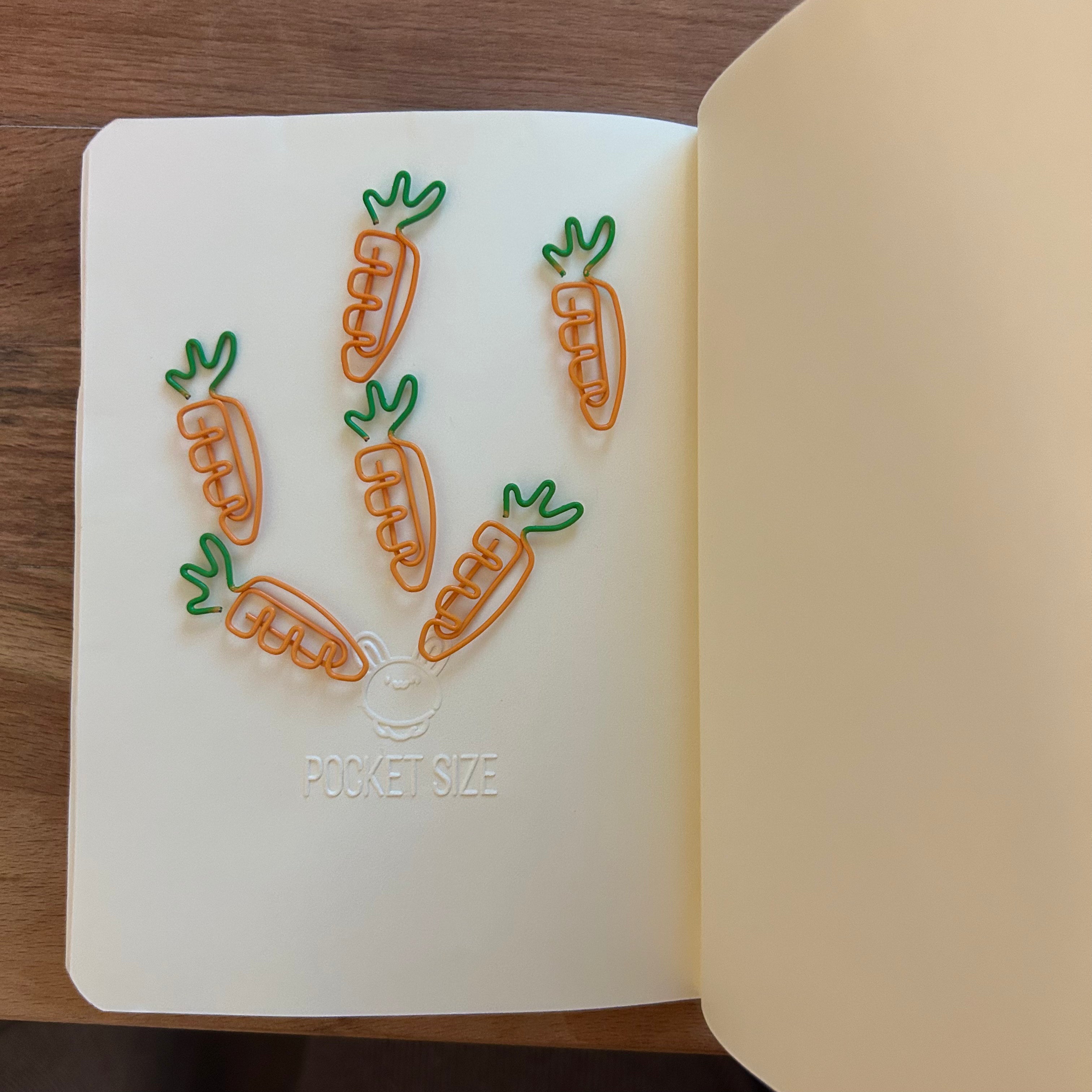 Carrot Shaped Paper Clip