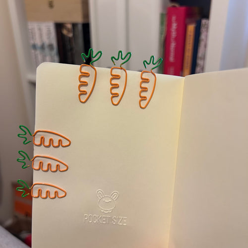 Carrot Shaped Paper Clip