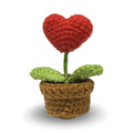 Knitted Heart Shaped Plant