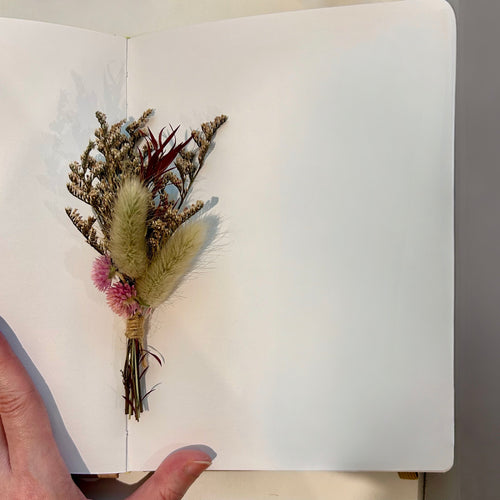 Artificial Rustic Dried Floral Bouquet