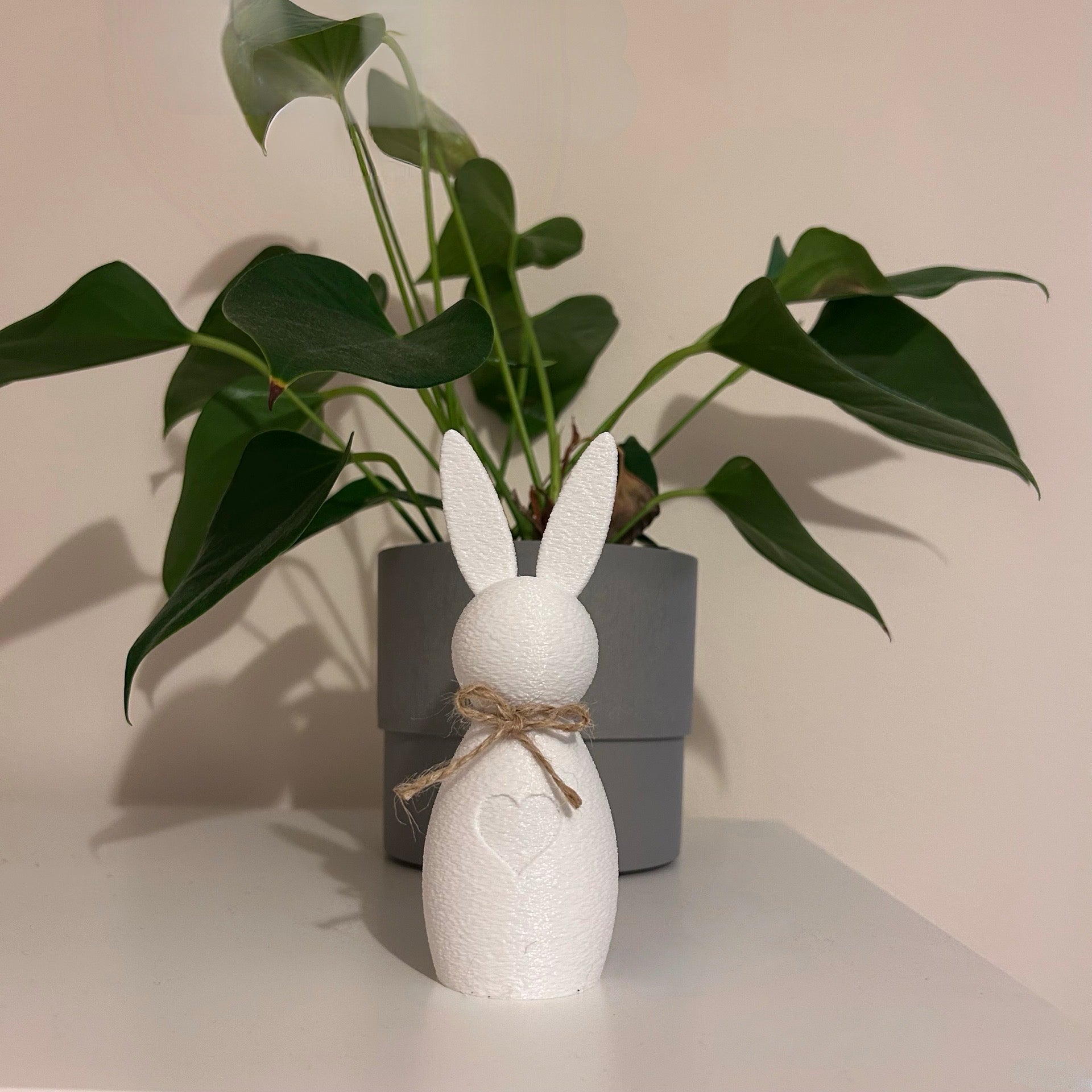 White Rabbit Figurine Ornament