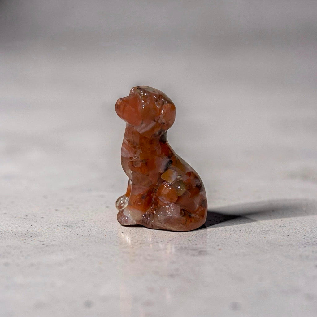 Sitting Dog Figurine