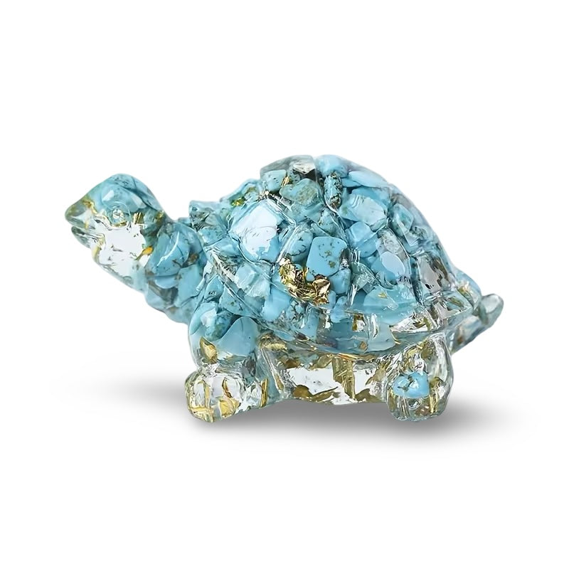 Natural Crystal Turtle Figurine