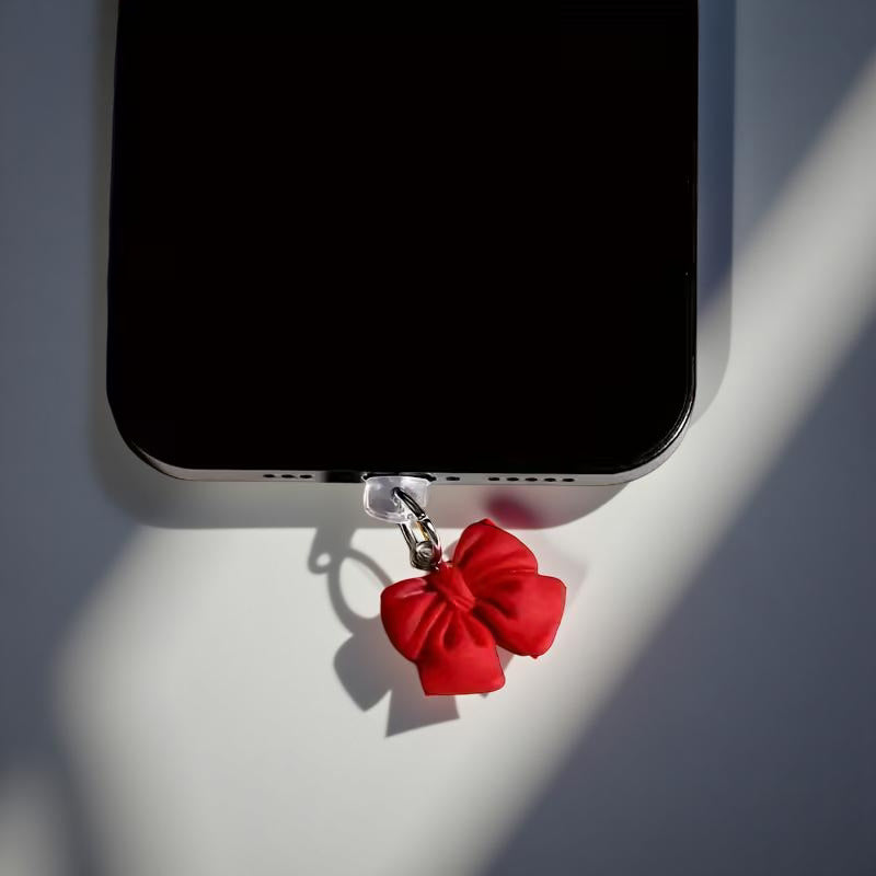 Bow Knot Charging Port Dust Plug